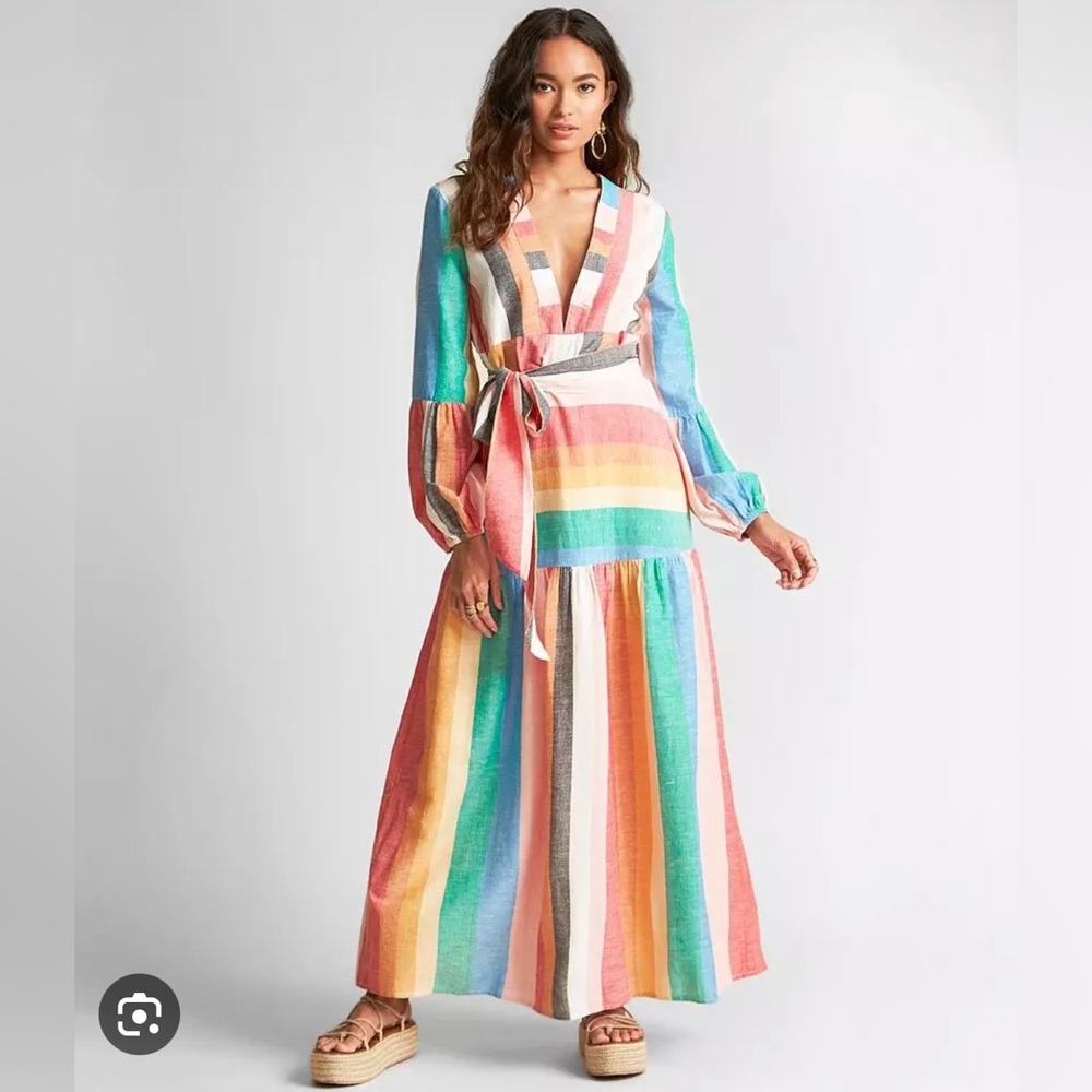 Billabong x Sincerely Jules Rainbow Dress